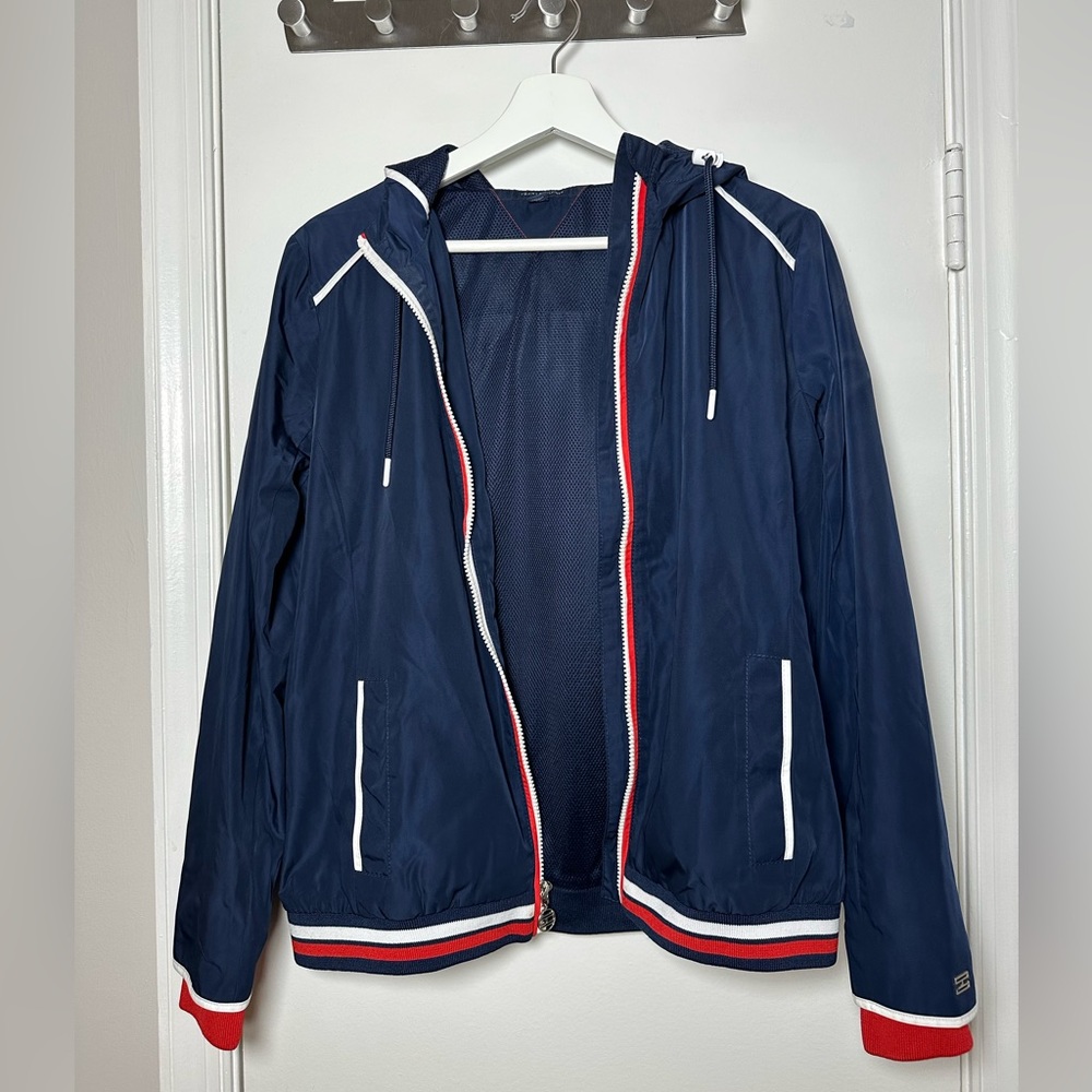 Tommy Hilfiger Outerwear Windbreaker Hooded Jacket Women's